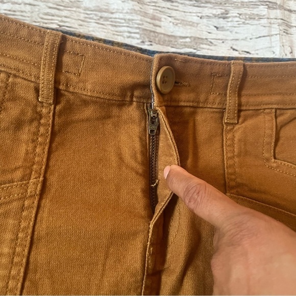 Prana Corduroy Mini Skirt Size 4 - Picture 4 of 10